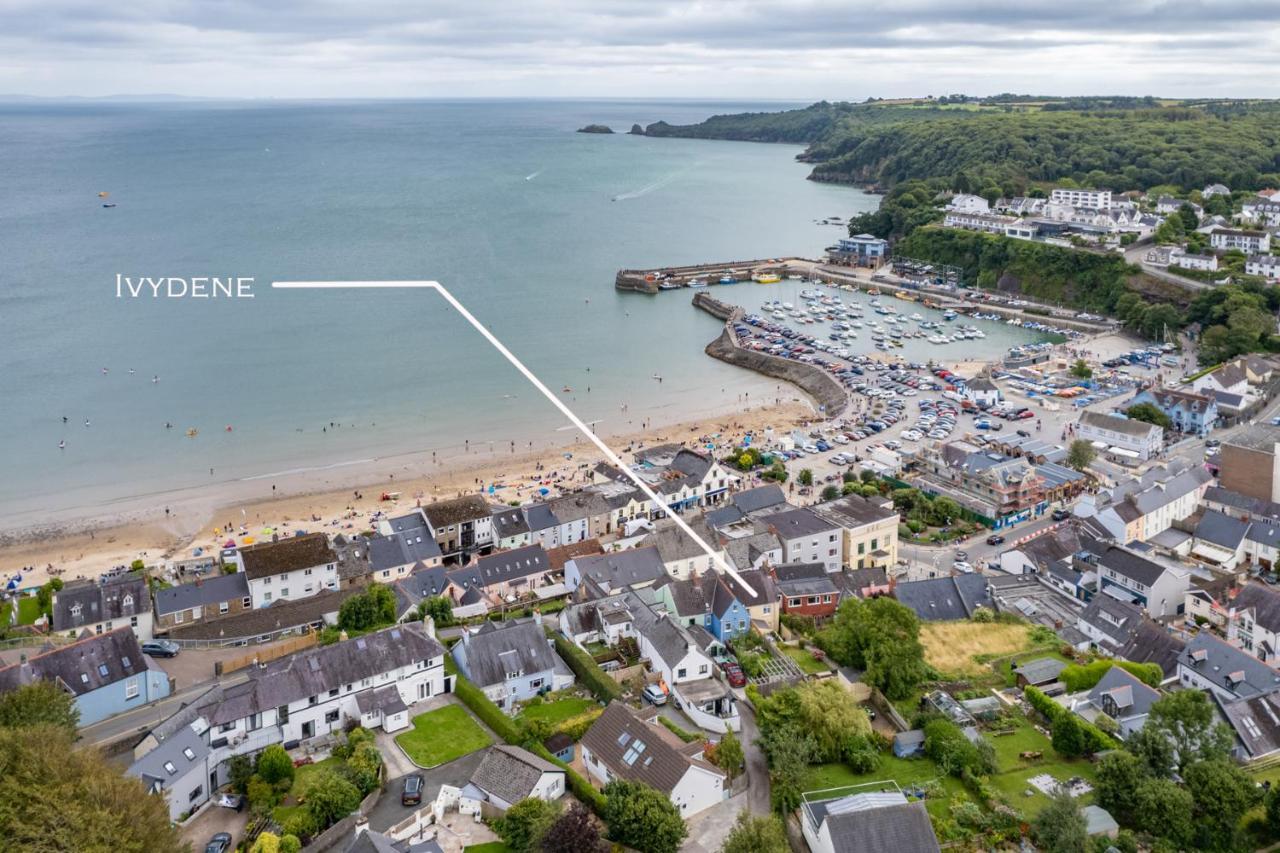 Ivydene - Beautiful Cottage, Stone Throw From Beach, Wonderful Sea Views Saundersfoot Zewnętrze zdjęcie